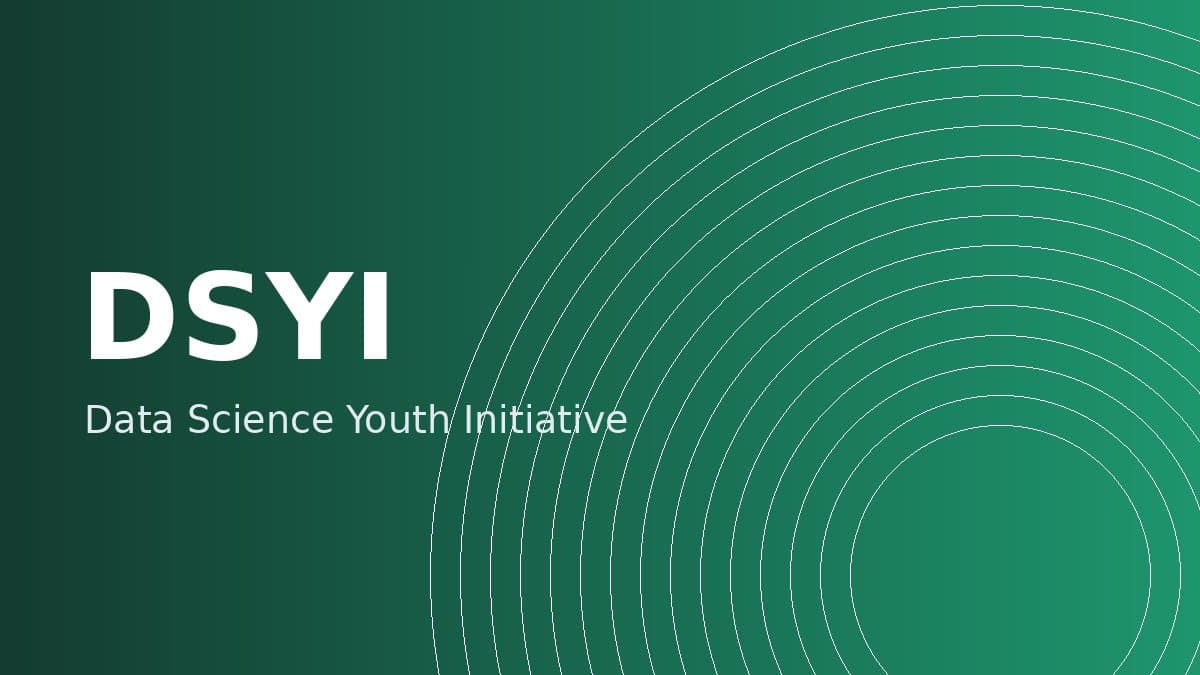 Data Science Youth Initiative (DSYI)